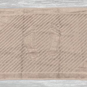 ПОЛОТЕНЦЕ МАХРОВОЕ Беж "НОЖКИ" Cotton Line 06 (50х70 см)