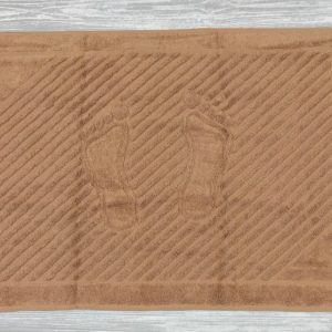 ПОЛОТЕНЦЕ МАХРОВОЕ кофе "НОЖКИ" Cotton Line 07 (50х70 см)