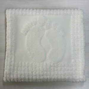 ПОЛОТЕНЦЕ White "НОЖКИ" EFOR 06 (50х70 см)