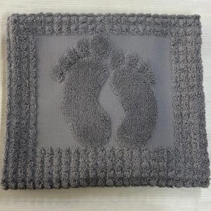 ПОЛОТЕНЦЕ Grey «НОЖКИ» EFOR 01  (50х70 см)